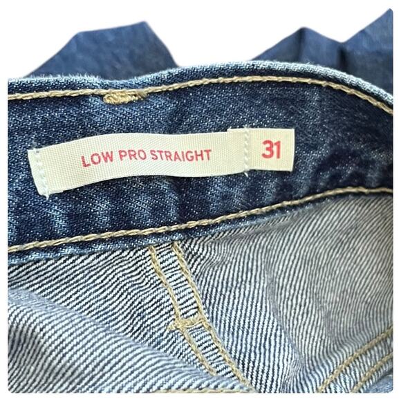 Levi’s Women’s Cotton Low Pro Busted Knees Jeans Size 31 Style A09640006 - Picture 10 of 13
